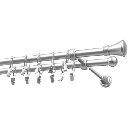 Kovová galvanizovaná tyč 200 cm nerezová ocel, průměr 19 mm