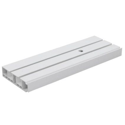 Stropní dvouřadá plastová kolejnice, délka 250cm
